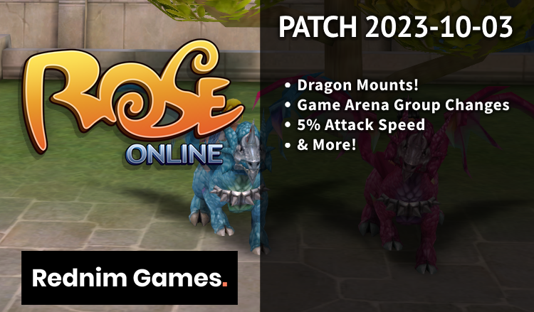 Patch Notes - 2023-10-03 (Dragons!)